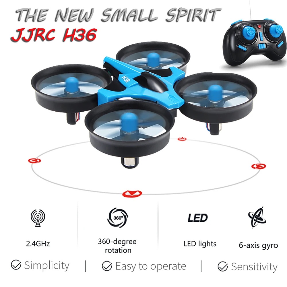 JJRC H36 Mini Drone 4ch 6-Axis - Drone Kit Tricopter ulasan dan harga