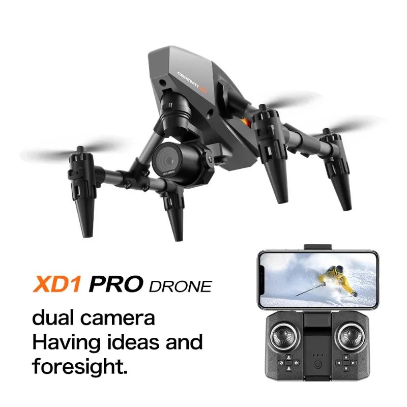 XD1 PRO Mini Drone Dual Camera - Drone Kit Tricopter ulasan dan harga